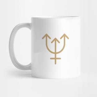 Neptune Solar System Symbol Mug